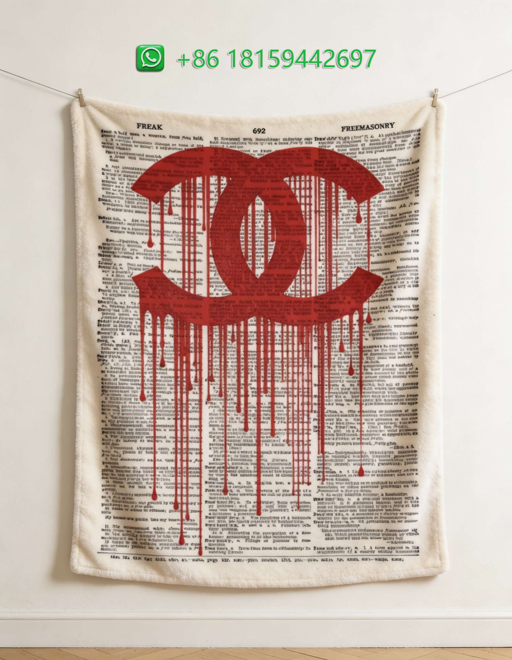Chanel Throw Blankets